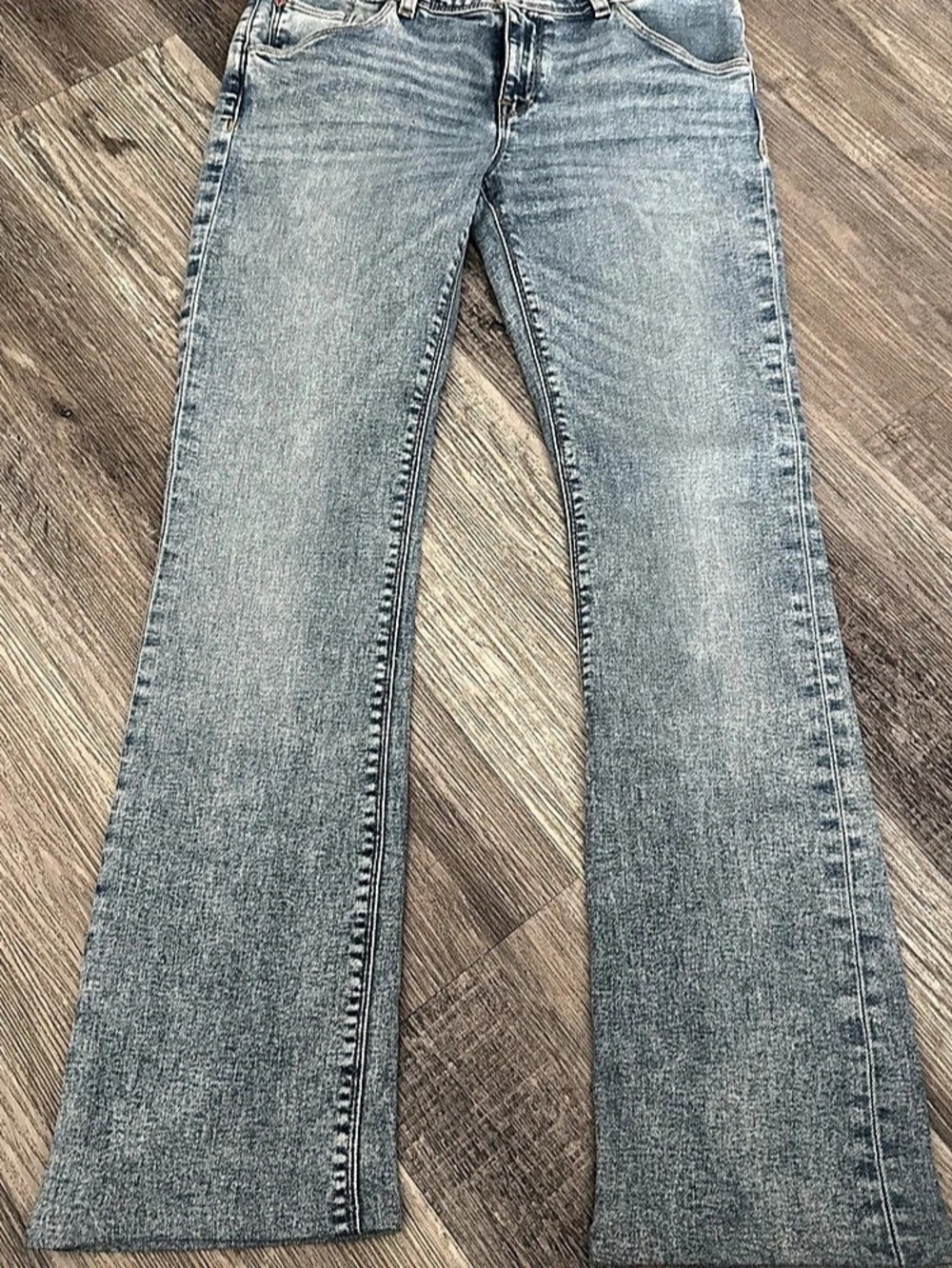 Hudson Beth Mid-Rise Baby Bootcut Jean Jeans Blue Waist 29
